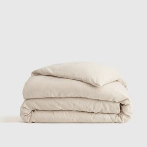Quince Linen & Bamboo Natural Duvet Cover! Full/ Queen (178)